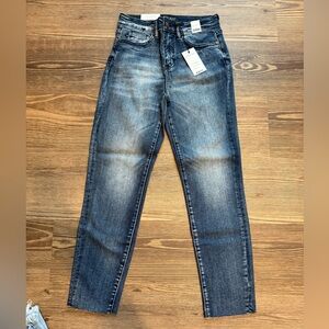 Judy Blue Women's Straight Leg Jeans - Dark Blue